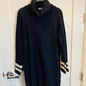Madewell Navy Sweater Dress